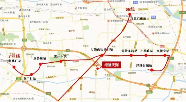 根据最新消息显示:s6线初步考虑全程设站17座,其中北京境内15座
