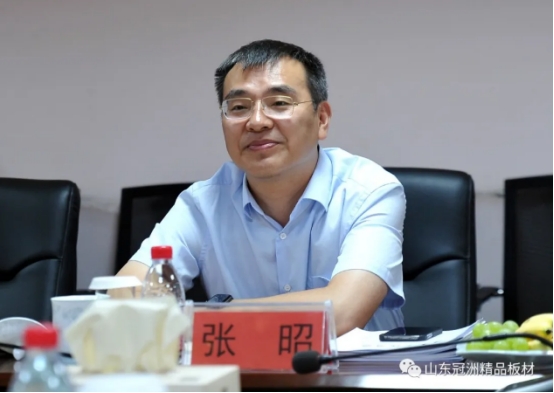 首钢股份刘建辉总经理一行到冠洲走访交流双方赓续战略合作关系